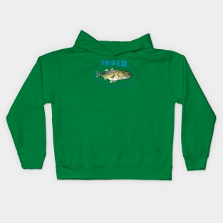 Striped bass Kids Hoodie